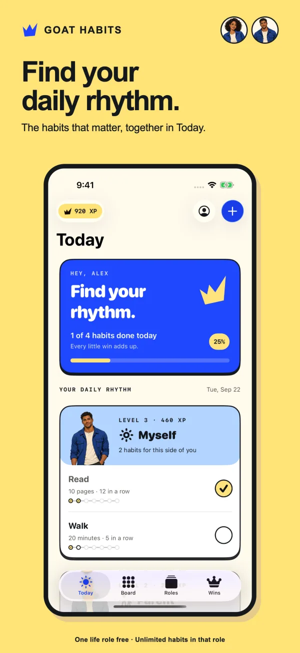 GOAT Habits screenshot 3